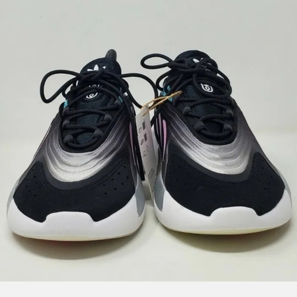 Adidas Womens Size 7.5 Ozelia W Pink Core Black Cloud White Shoes H04266 New - Picture 8 of 12